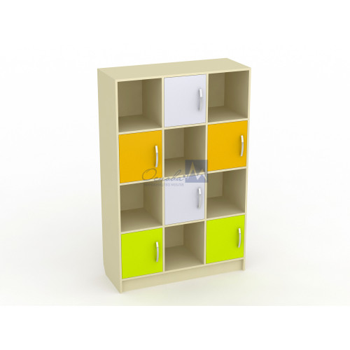 "Chessboard" Wardrobe 1024×400×1550 /colored/