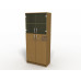 Educational Material Cabinet with Glass Doors 700×350×1850